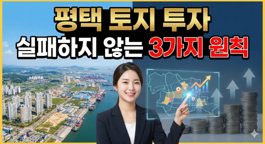 평택 토지 투자, 절대 실패하지 않는 3가지 원칙