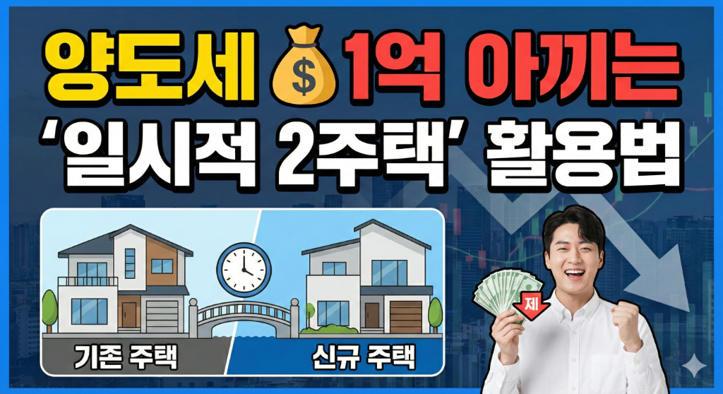 양도세 1억 아끼는 '일시적 2주택' 활용법